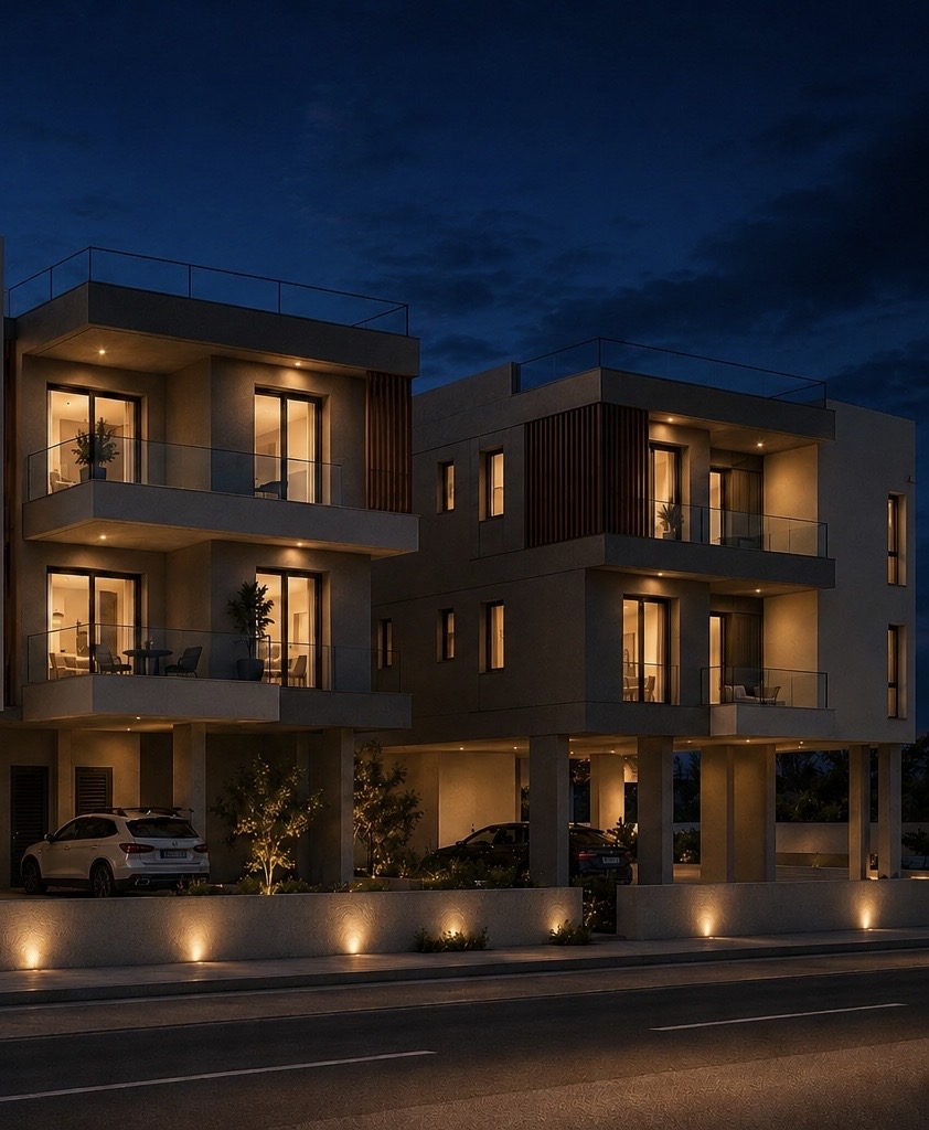 Damair development at dusk